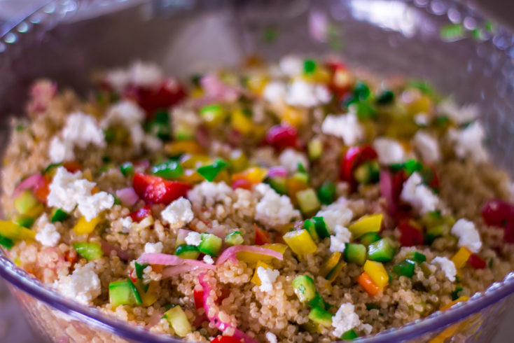 Goat Cheese Quinoa Salad